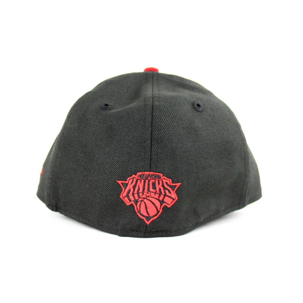 New York Knicks New Era 59Fifty Fitted Hat (Black Green Red Gray Under Brim)