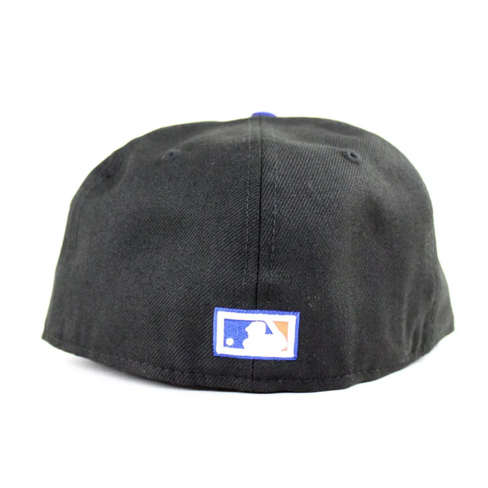 New York Mets 2000 Subway Series New Era 59Fifty Fitted Hat (Black Road Gray Under Brim)