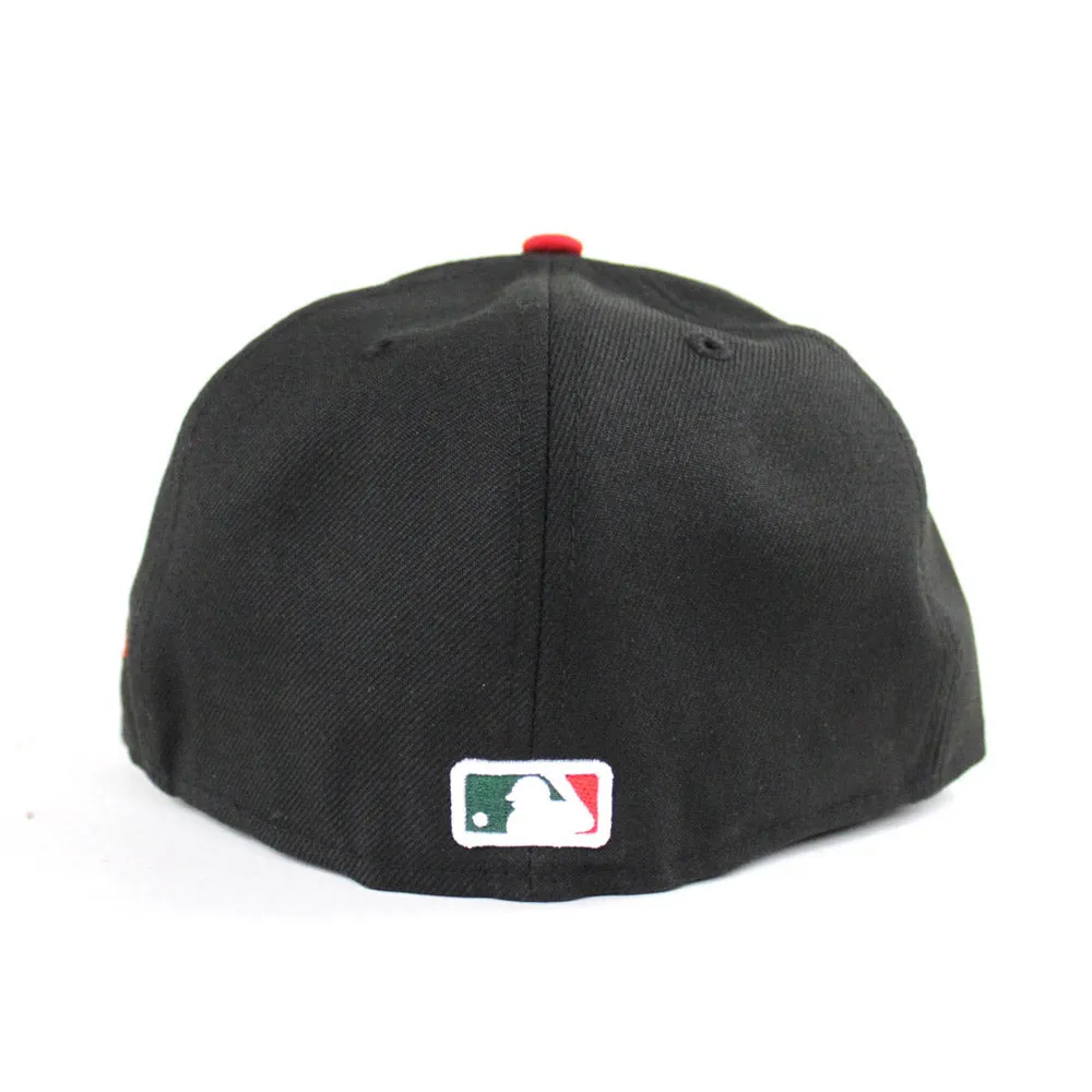 New York Mets New Era 59Fifty Fitted Hats (Air Jordan RETRO 4 SALS BLACK)