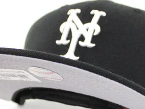 New York Mets New Era 59Fifty Fitted Hats (Black White GRAY UNDER BRIM)