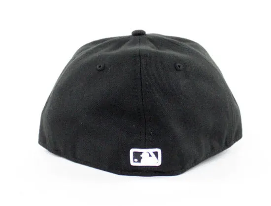 New York Mets New Era 59Fifty Fitted Hats (Black White GRAY UNDER BRIM)