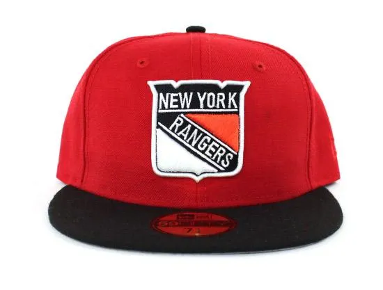 New York Rangers New Era 59Fifty Fitted Hats (NJ Devils Colorway)