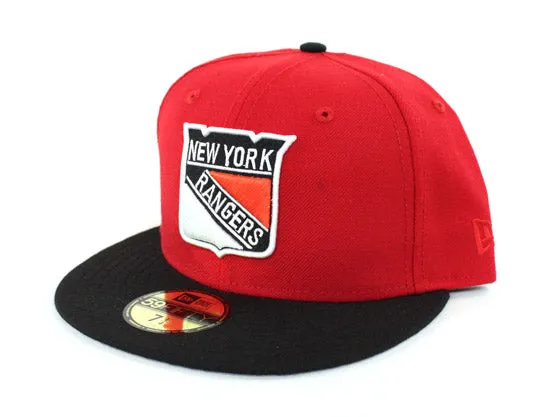 New York Rangers New Era 59Fifty Fitted Hats (NJ Devils Colorway)