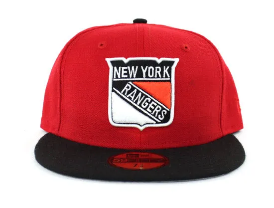 New York Rangers New Era 59Fifty Fitted Hats (NJ Devils Colorway)