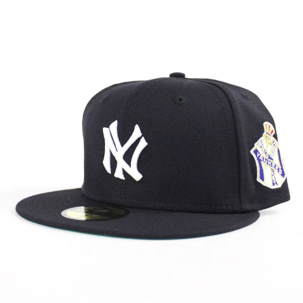 New York Yankees 1951 World Series 59Fifty New Era Fitted Hat (Navy Green Under Brim 2Ver)