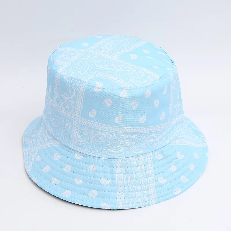 NEWBLOM  Fashion Vintage Cashew Print Bucket Hats