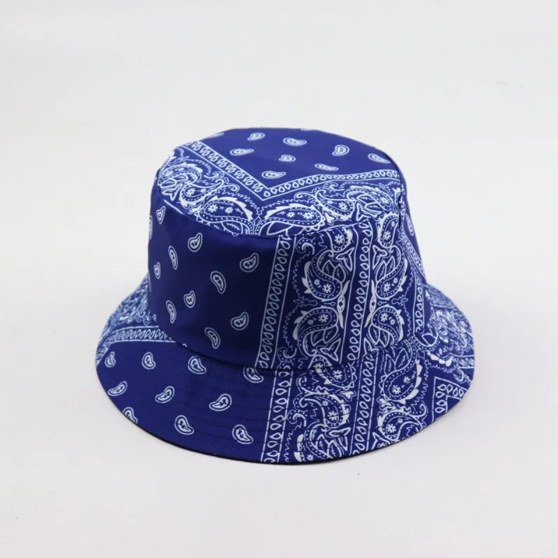 NEWBLOM  Fashion Vintage Cashew Print Bucket Hats