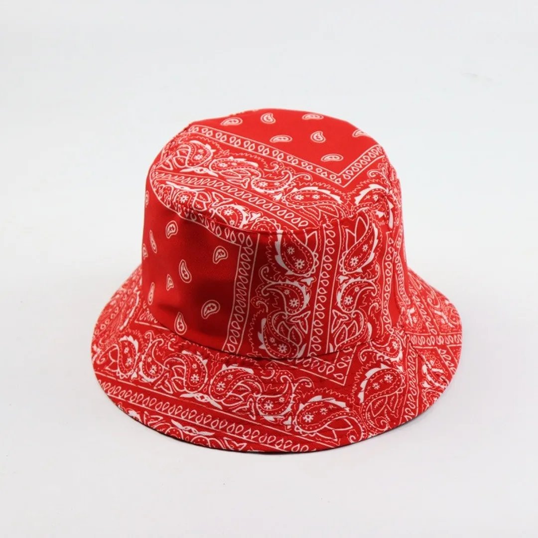 NEWBLOM  Fashion Vintage Cashew Print Bucket Hats