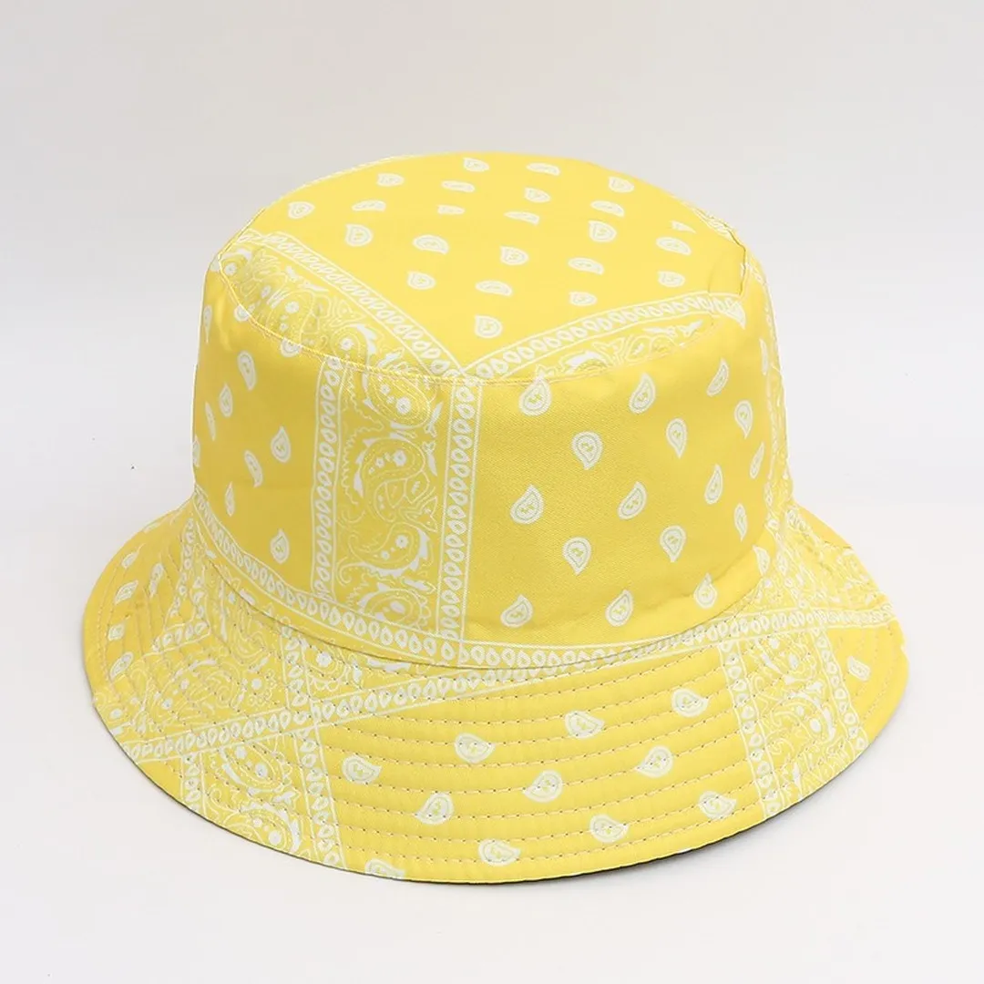NEWBLOM  Fashion Vintage Cashew Print Bucket Hats