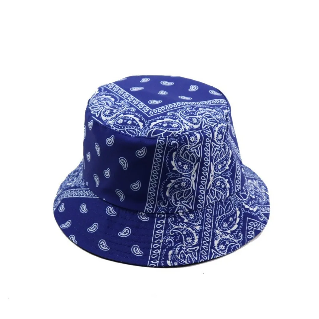 NEWBLOM  Fashion Vintage Cashew Print Bucket Hats