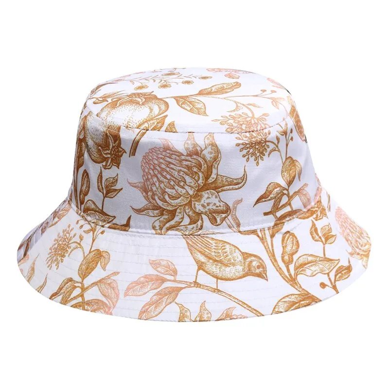 NEWBLOM  Fashion Vintage Cashew Print Bucket Hats