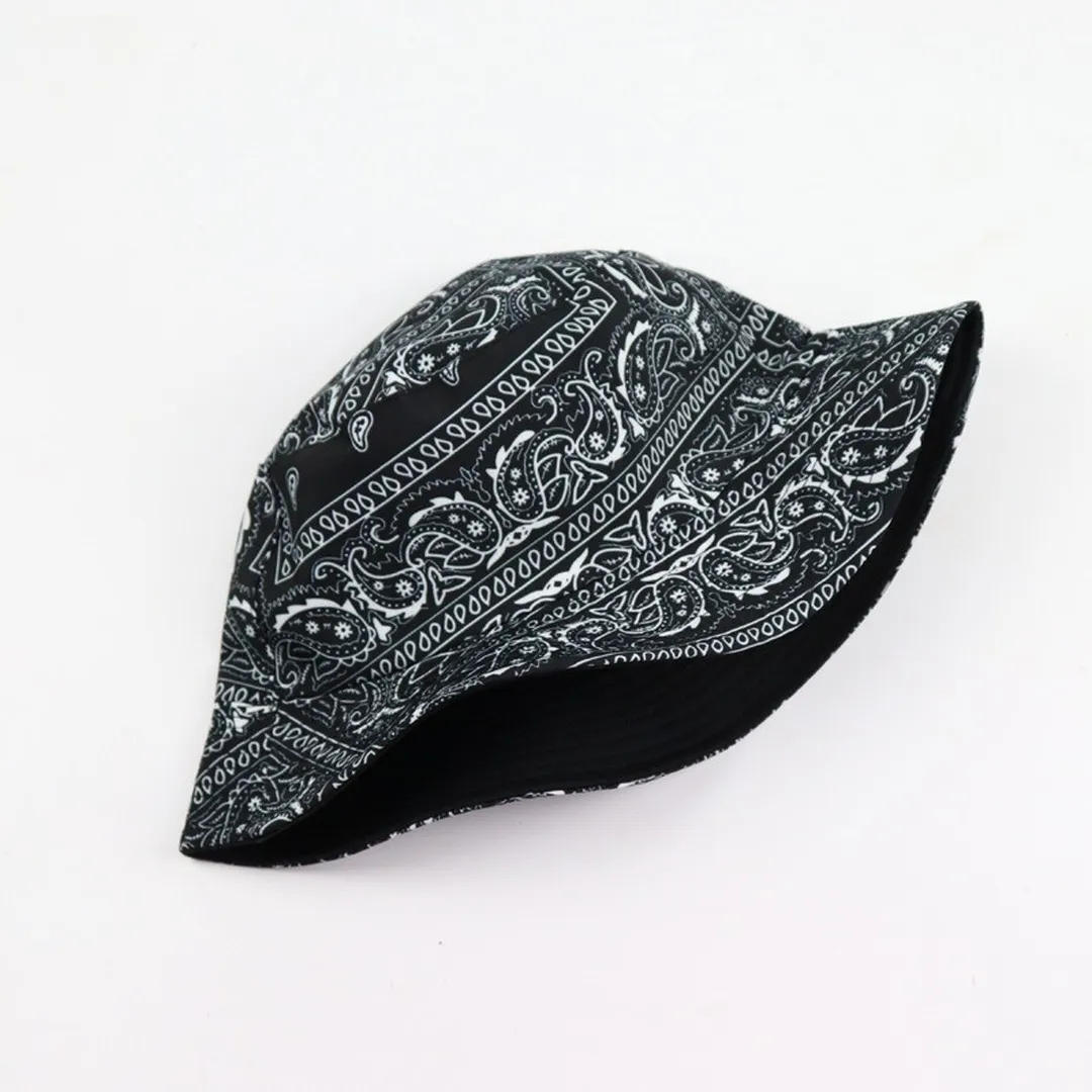 NEWBLOM  Fashion Vintage Cashew Print Bucket Hats