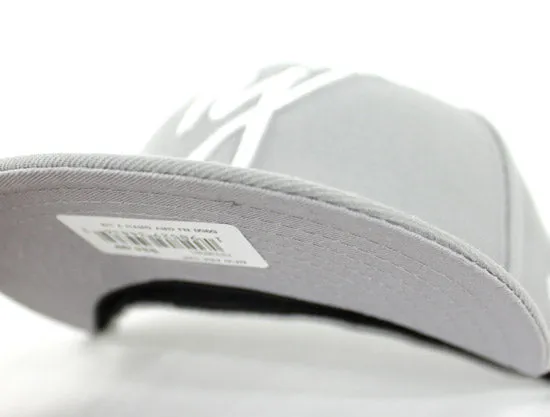 NJ Script New Era 59Fifty Fitted Hats (Gray White Gray Under Brim)