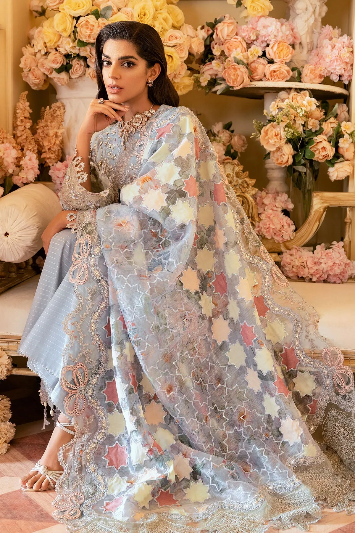 NUREH LUXURY FORMALS '23 | THE ROYAL PALACE | STONE BLUE
