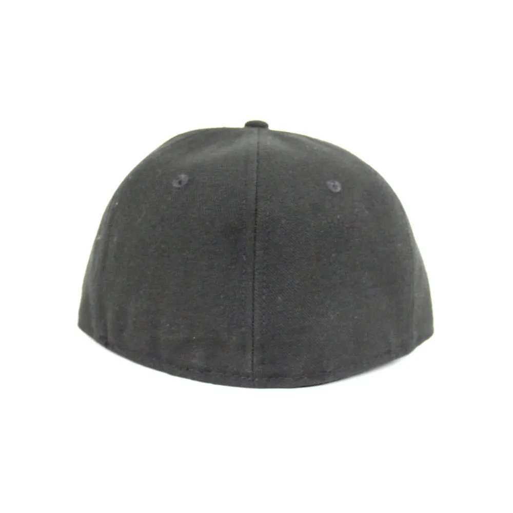 Oakland Raiders Script New Era 59Fifty Fitted Hat (Black Gray Under Brim)