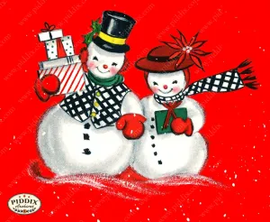 PDXC19153a -- Snowmen, women