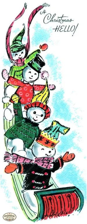 PDXC19156a -- Snowmen, women