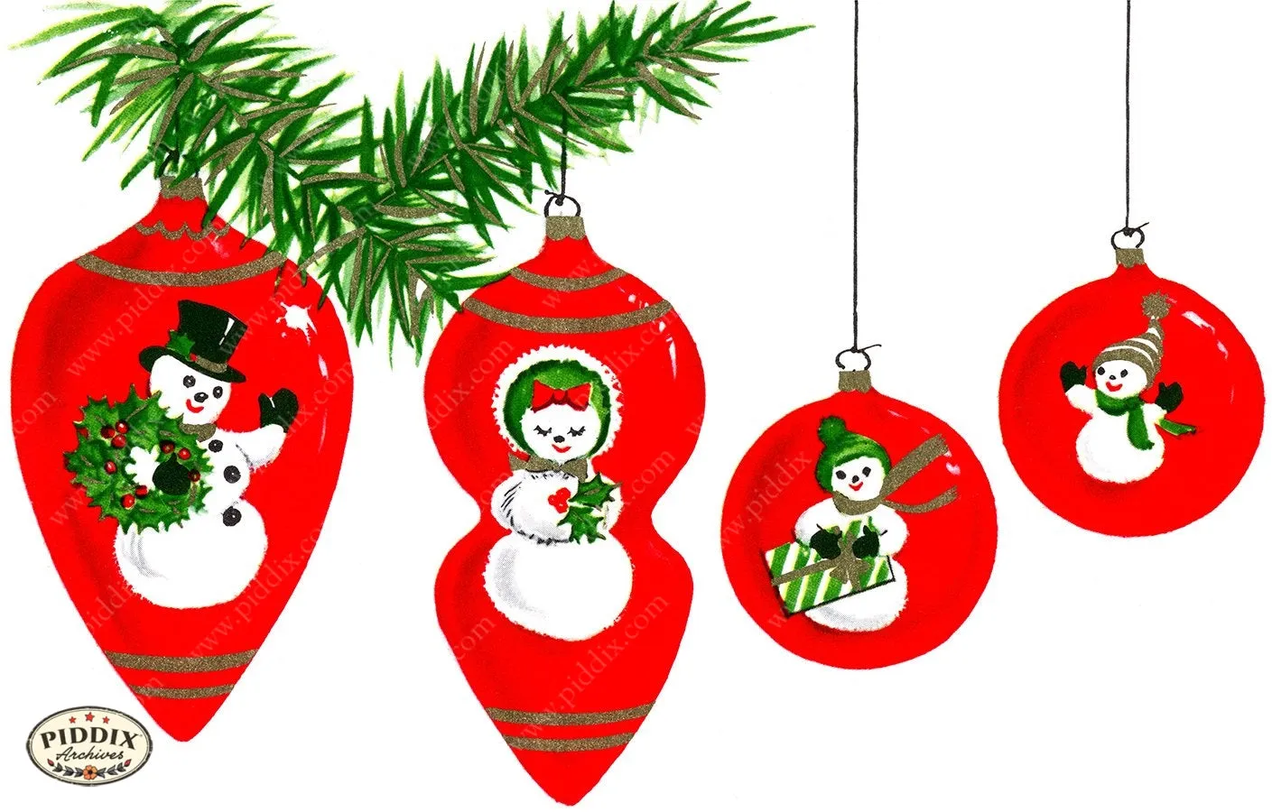 PDXC19177a -- Snowmen, women