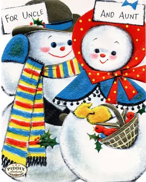 PDXC20118a -- Snowmen, women
