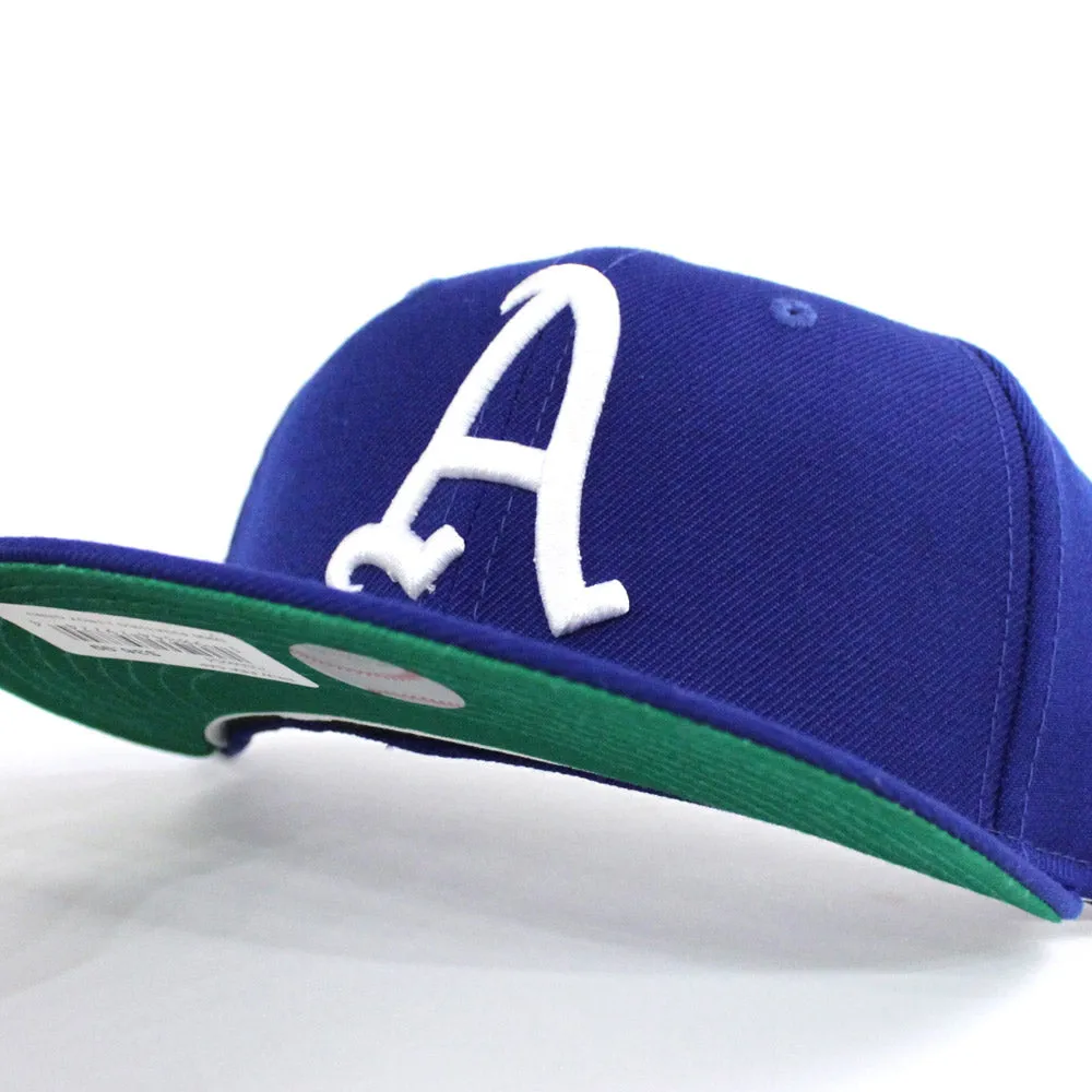 Philadelphia Athletics New Era 59Fifty Fitted Hat (Blue Green Under Brim)