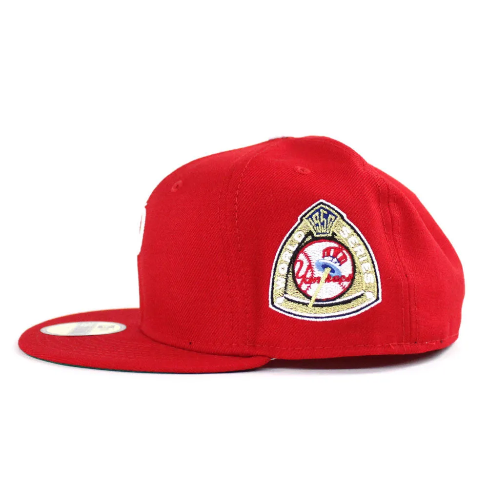 Philadelphia Phillies 1950 World Series 59Fifty New Era Fitted Hat (Red Green Under Brim)