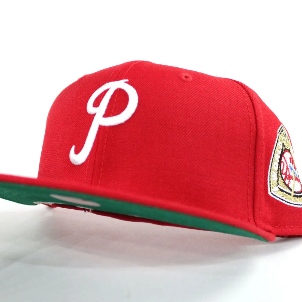 Philadelphia Phillies 1950 World Series 59Fifty New Era Fitted Hat (Red Green Under Brim)