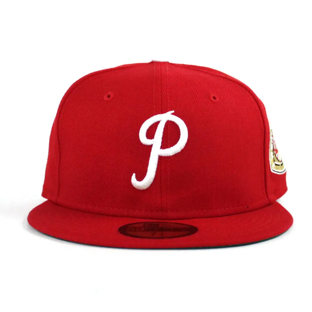 Philadelphia Phillies 1950 World Series 59Fifty New Era Fitted Hat (Red Green Under Brim)