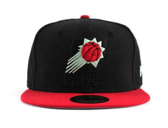 Phoenix Suns 59Fifty New Era Fitted Hats (Jordan Retro 7 Marvin The Martian)
