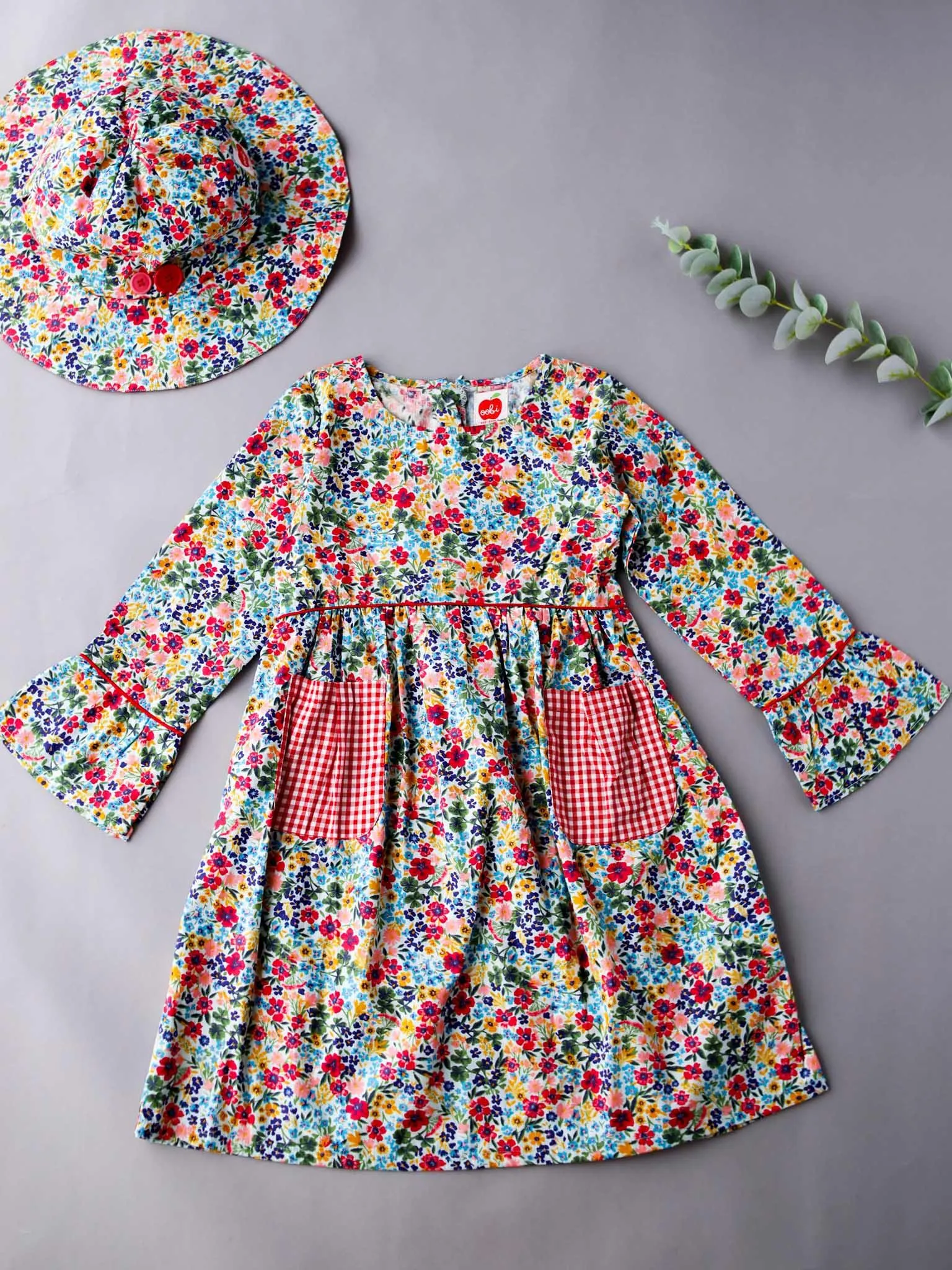 Pilgrim Blue Forest Flower Dress