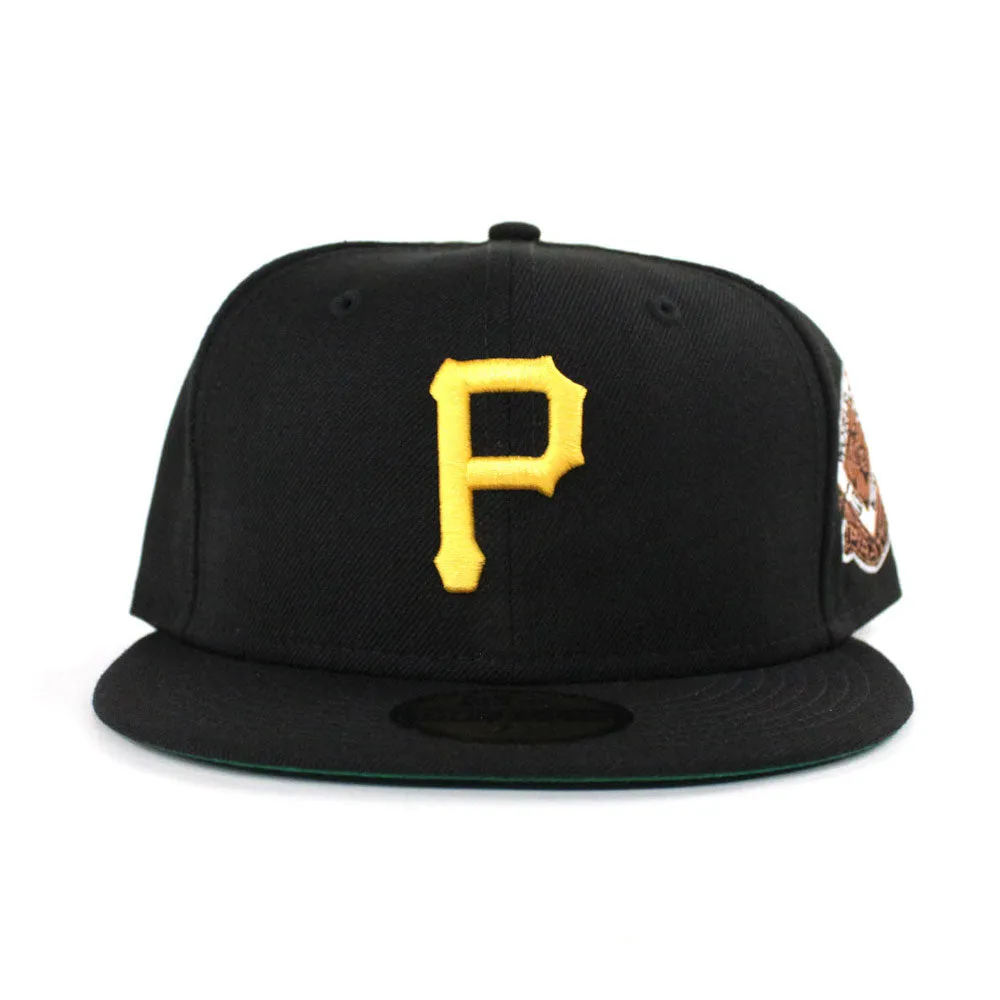 Pittsburgh Pirates 1960 World Series Champion Patch New Era 59Fifty Fitted Hat (Black Green Under Brim)