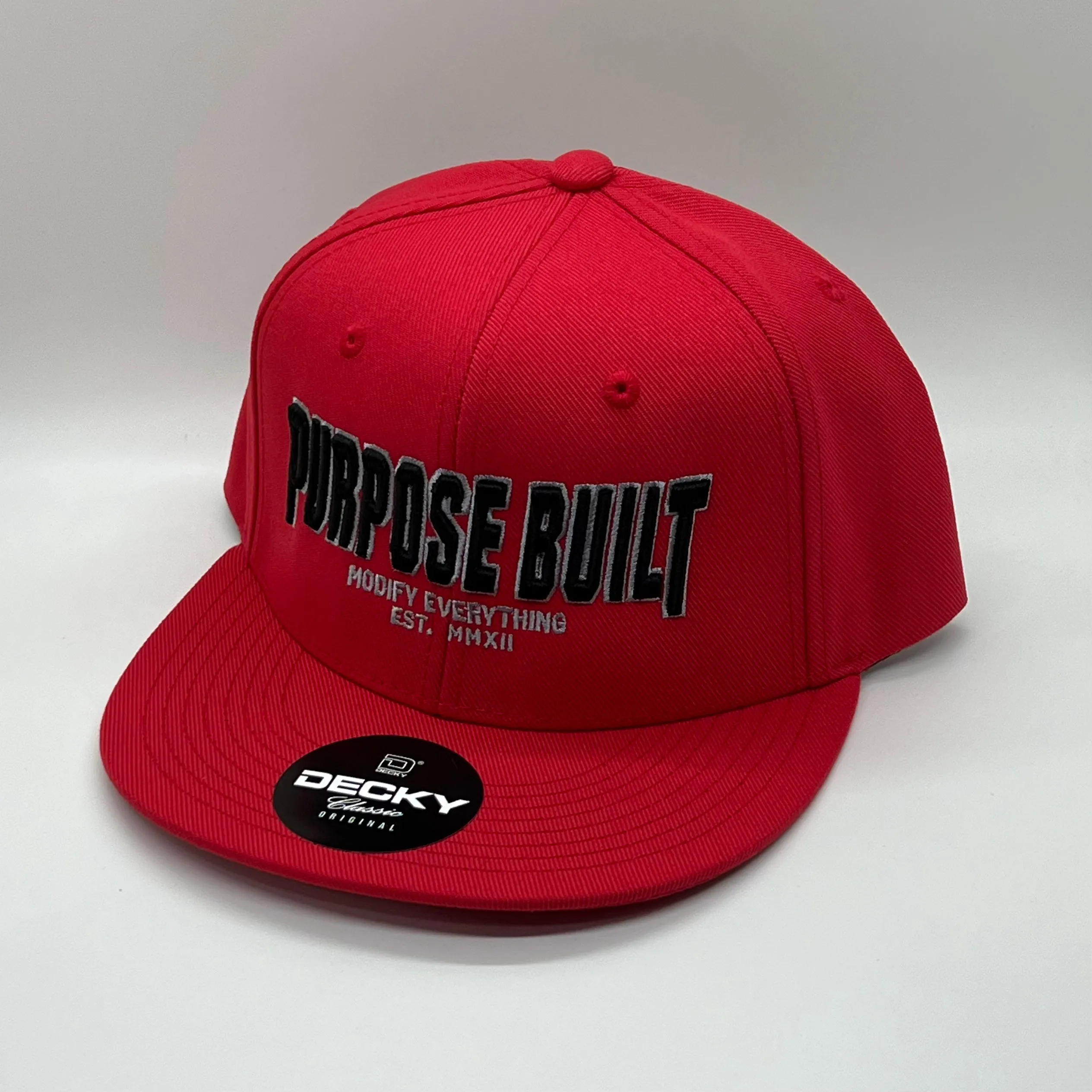 PURPOSE BUILT "BIG BLOCK" SNAPBACK RED / BLACK