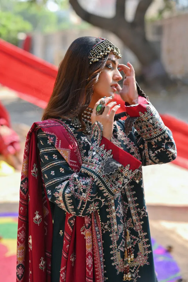 QALAMKAR LUXURY SHAWL COLLECTION 2022 | K-01 GULNAAZ