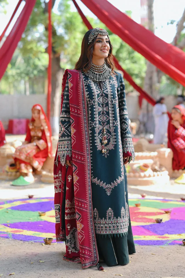 QALAMKAR LUXURY SHAWL COLLECTION 2022 | K-01 GULNAAZ