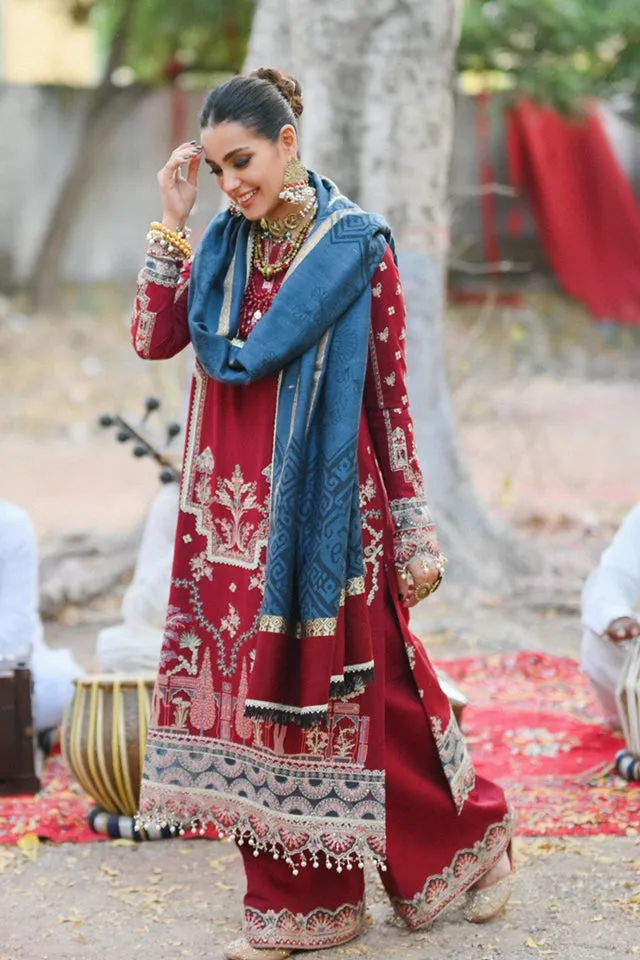 QALAMKAR LUXURY SHAWL COLLECTION 2022 | K-03 KASHAF
