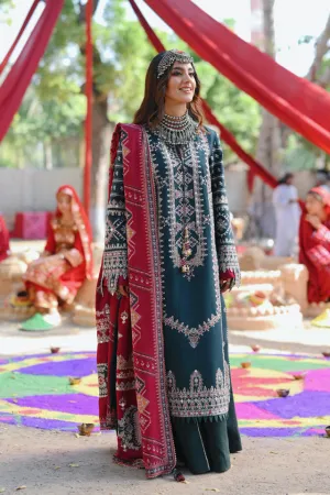 QALAMKAR LUXURY SHAWL COLLECTION’22 | K-01 GULNAAZ