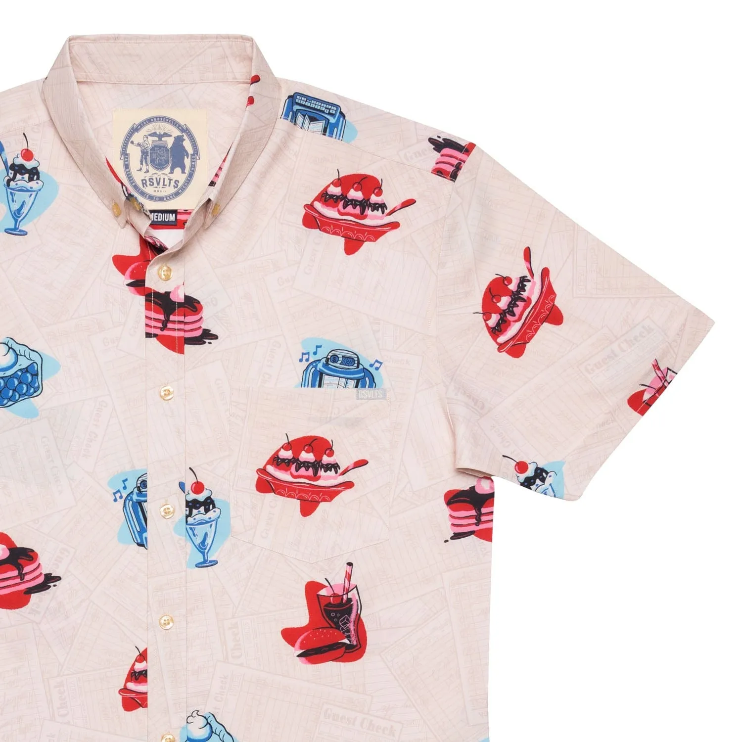 Red, White, and Blue Plate Special – KUNUFLEX Short Sleeve Shirt