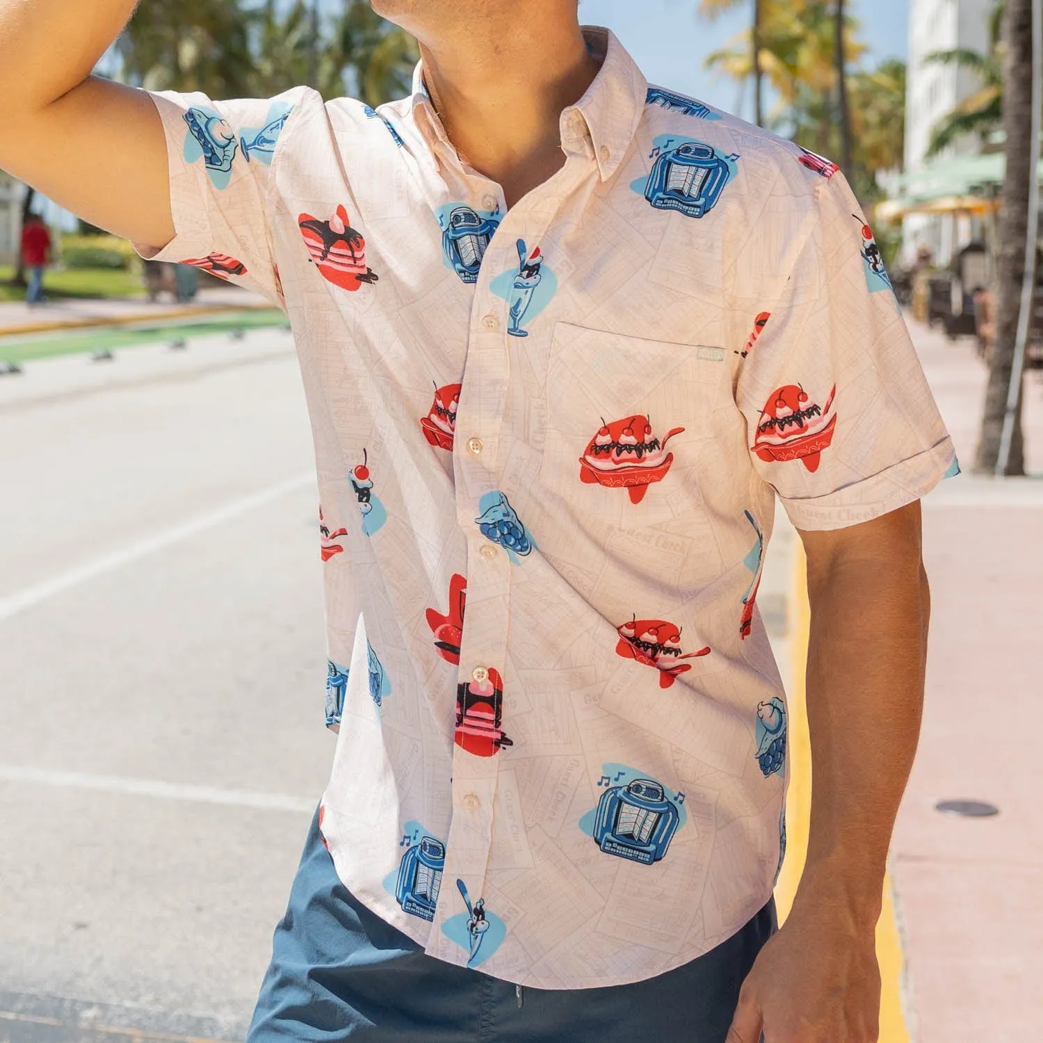Red, White, and Blue Plate Special – KUNUFLEX Short Sleeve Shirt