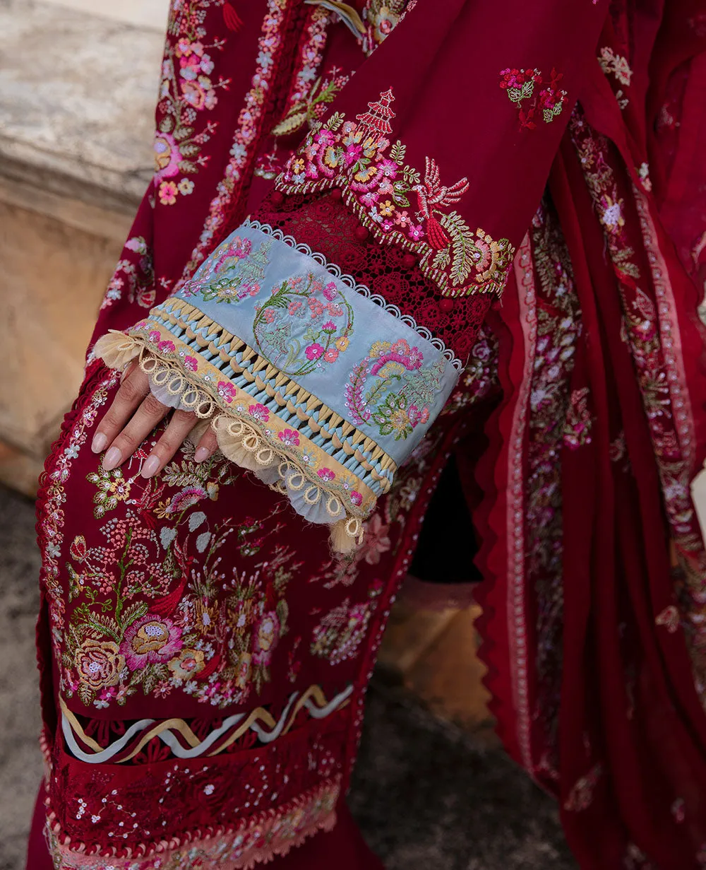 Republic Womenswear | ILANA - EID LUXURY LAWN 2024  | ROUGE (D8-A)