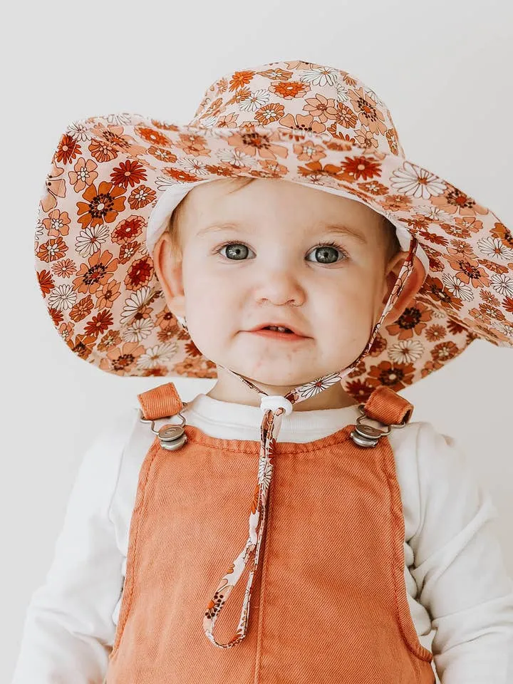 Retro Blooms Sunhat Upf 50  Baby & Toddler