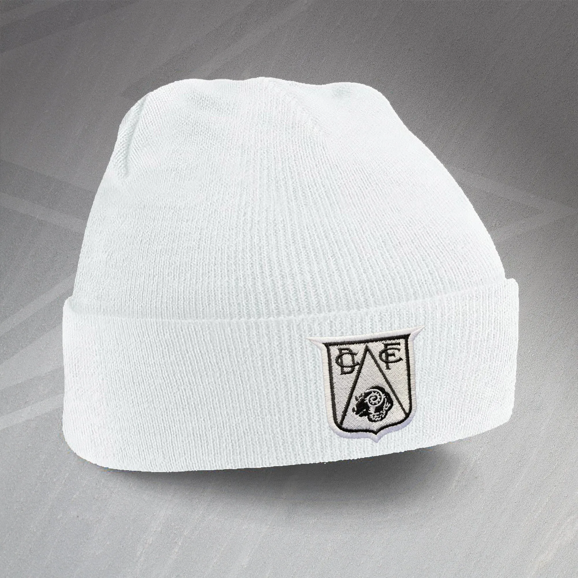 Retro Derby 1946 Embroidered Beanie Hat