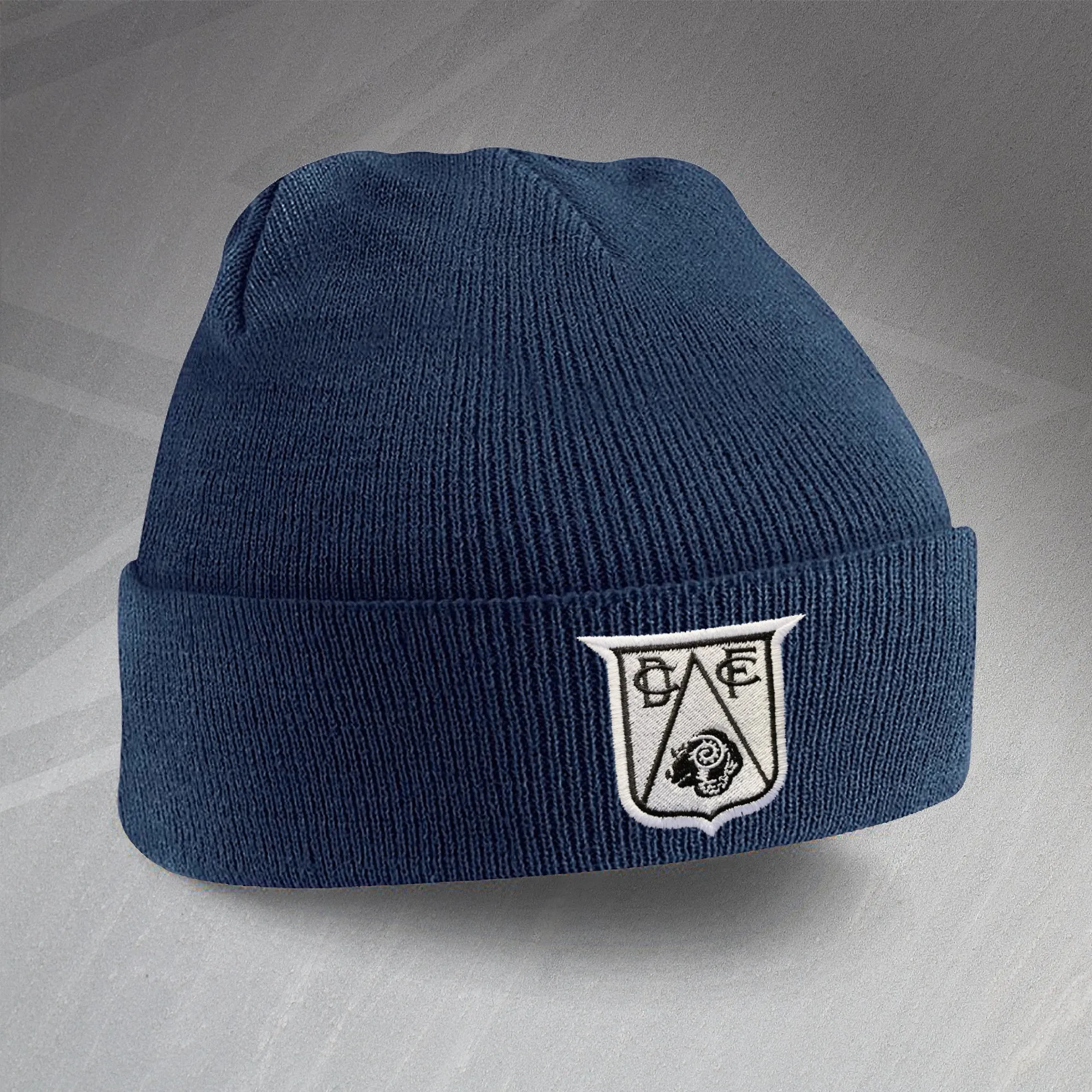 Retro Derby 1946 Embroidered Beanie Hat