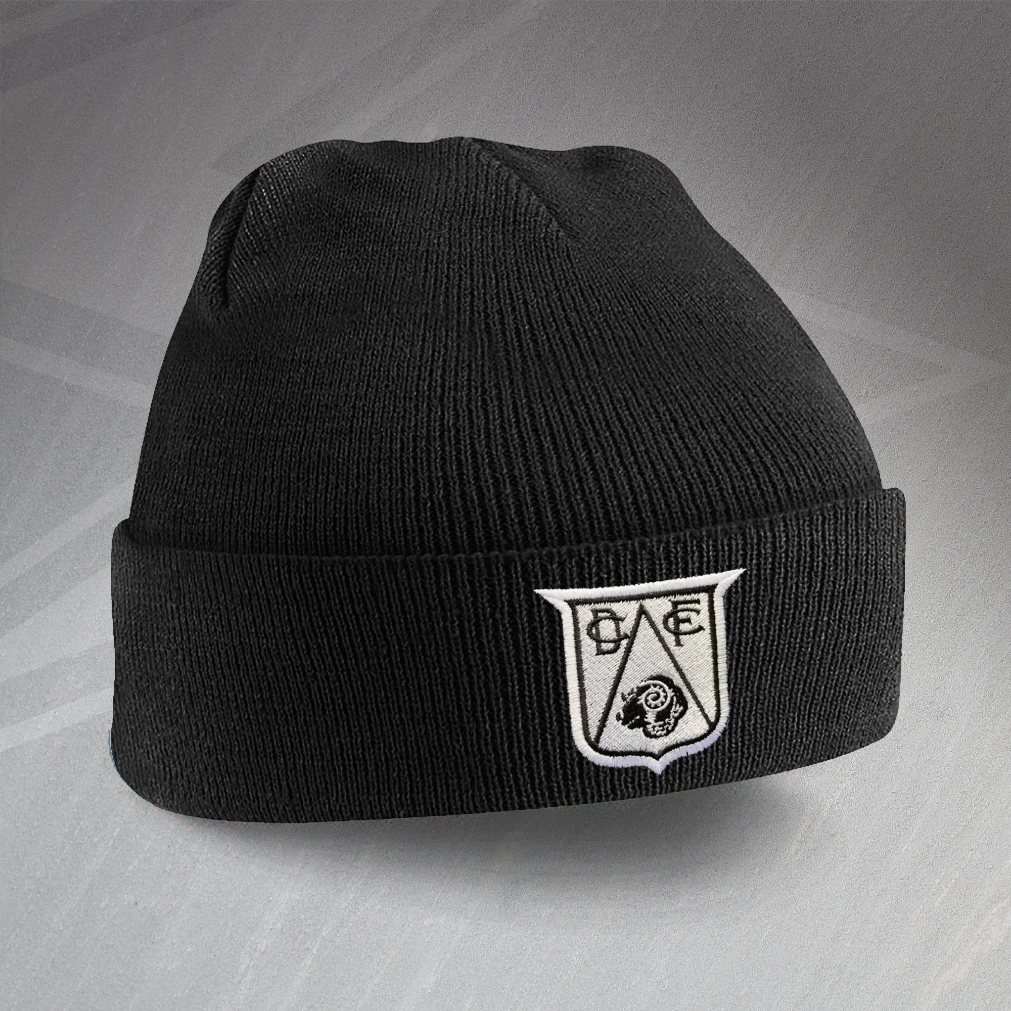 Retro Derby 1946 Embroidered Beanie Hat