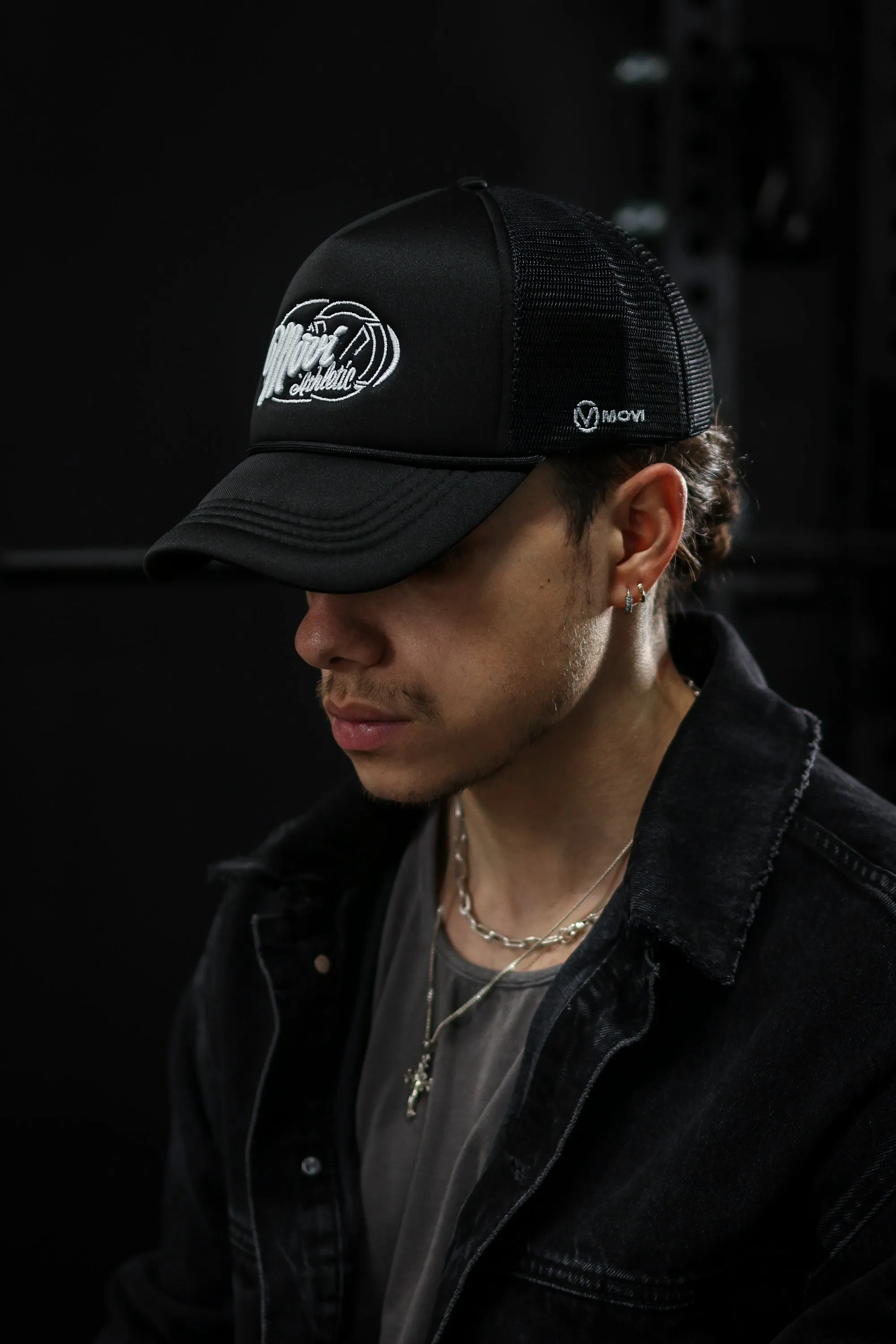 RETRO FOAM TRUCKER HAT - BLACK