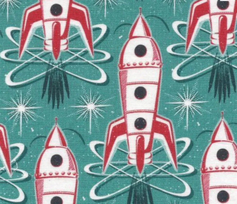 Retro Space Cotton Camp Hat