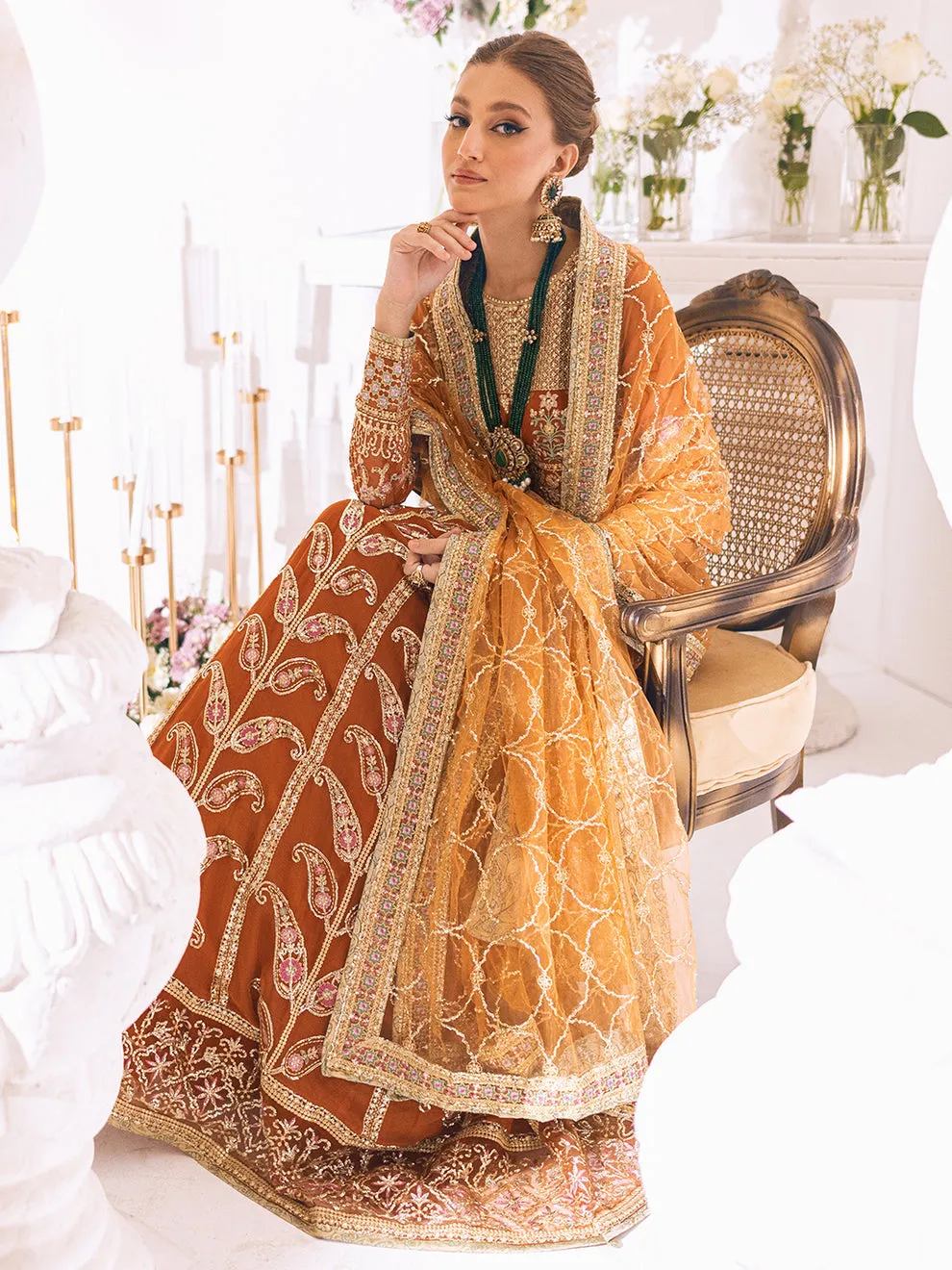 ROHEENAZ | SAWARIYA LUXURY KALIDAAR CHIFFON '23 - 09