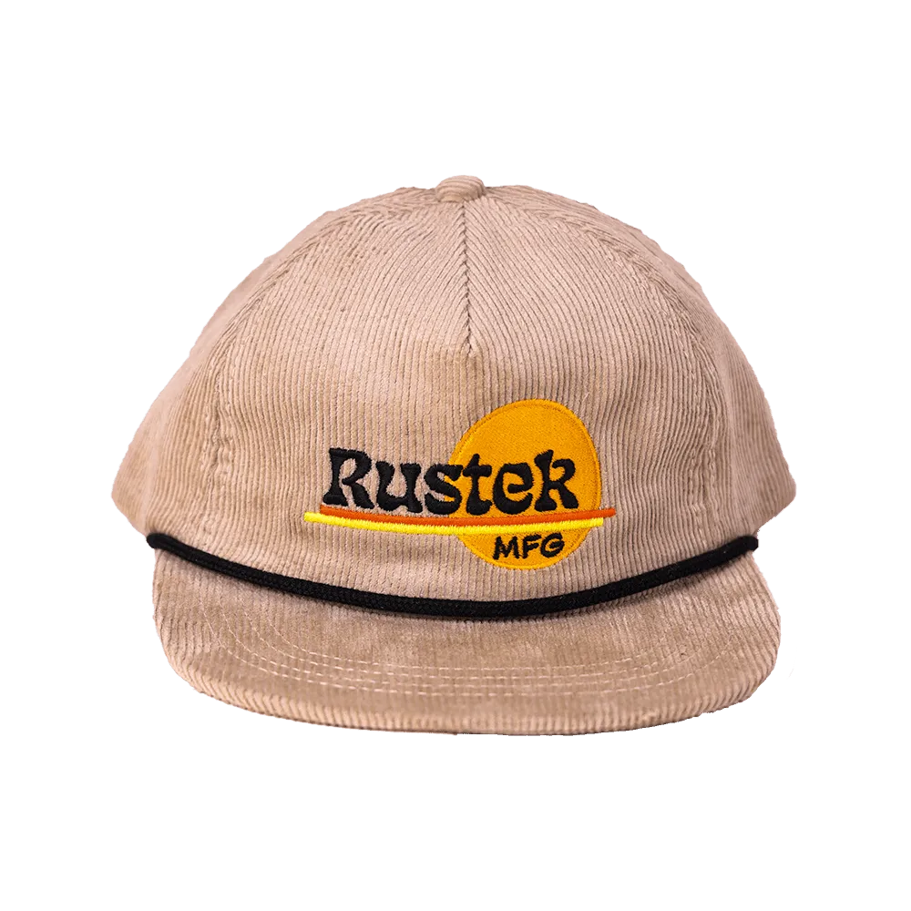 Rustek MFG Retro Hemp Corduroy Strapback | Beige