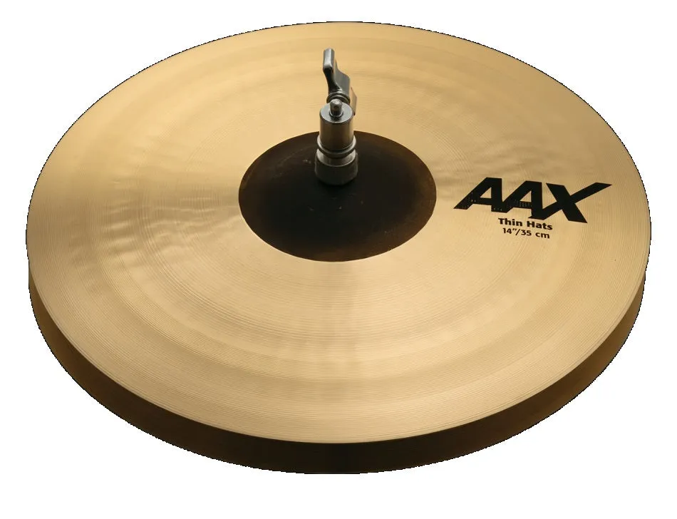 SABIAN 21401XC 14" AAX Thin Hi Hat Cymbals Made In Canada