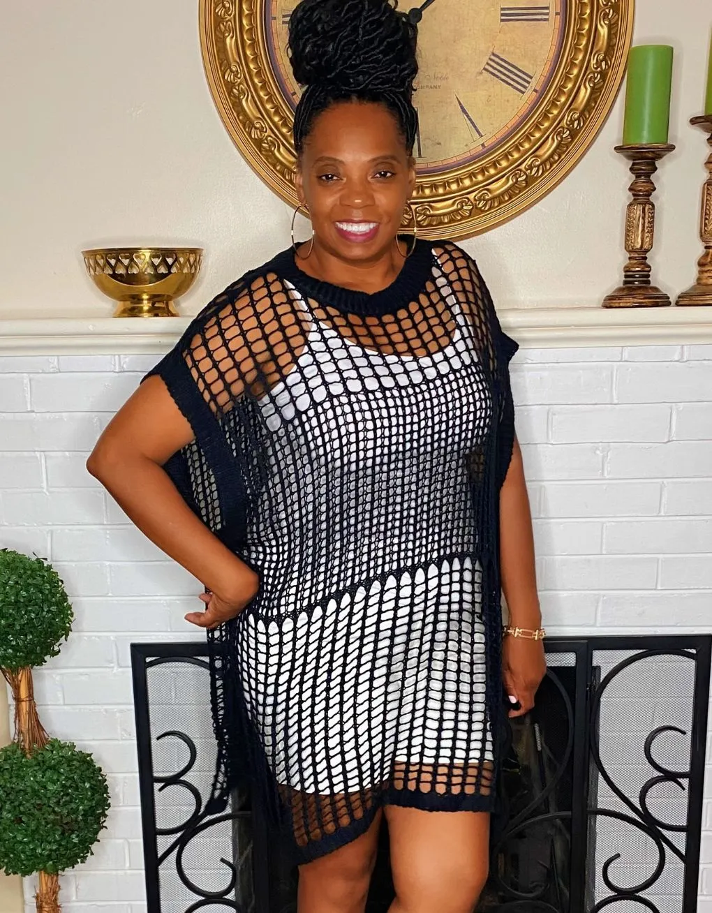 ‘Sarai’ Crochet Tunic
