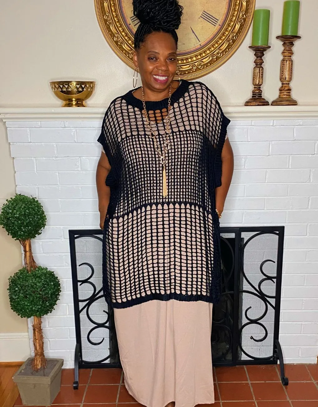 ‘Sarai’ Crochet Tunic