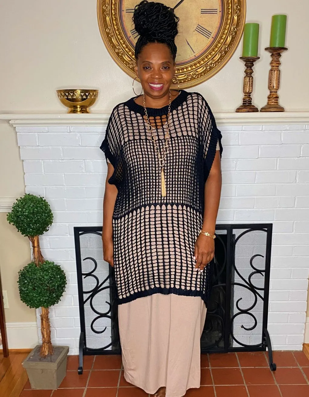 ‘Sarai’ Crochet Tunic